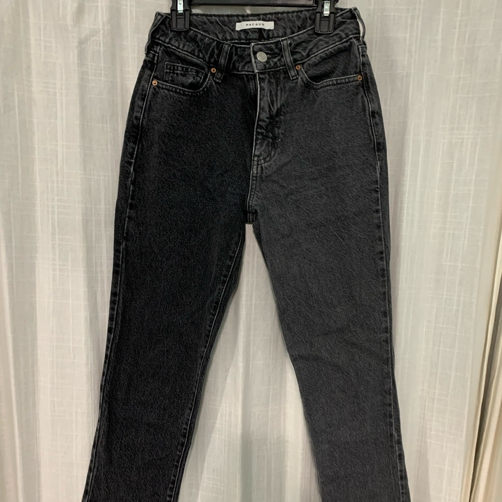 PacSun color block mom jeans
